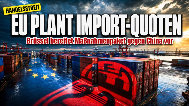 Brüssels Notbremse gegen China: Kommt jetzt der Quoten-Hammer?