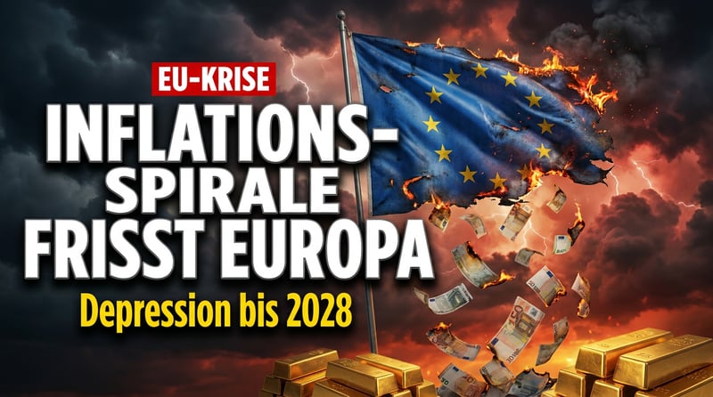 Brüssels Selbstzerstörung: Die Inflationsspirale frisst Europa bis 2028 auf
