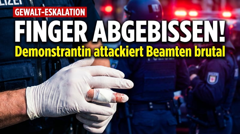 Brutale Attacke in Minneapolis: Demonstrantin beißt Bundesbeamten Finger ab