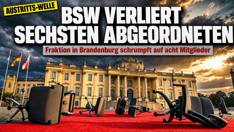 BSW im freien Fall: Nächster Abgeordneter wirft in Brandenburg hin