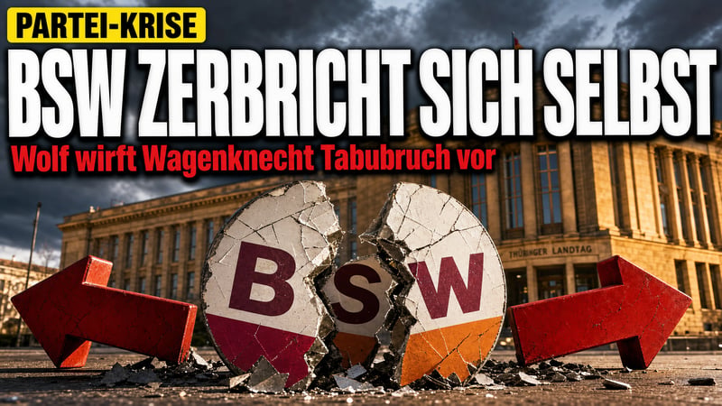 BSW im Zerreißprobe-Modus: Wolf geht auf Wagenknecht los