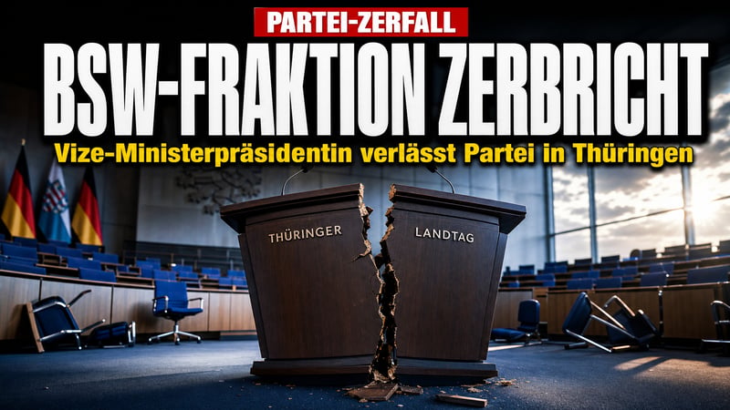 BSW zerbricht in Thüringen: Vize-Ministerpräsidentin schmeißt hin
