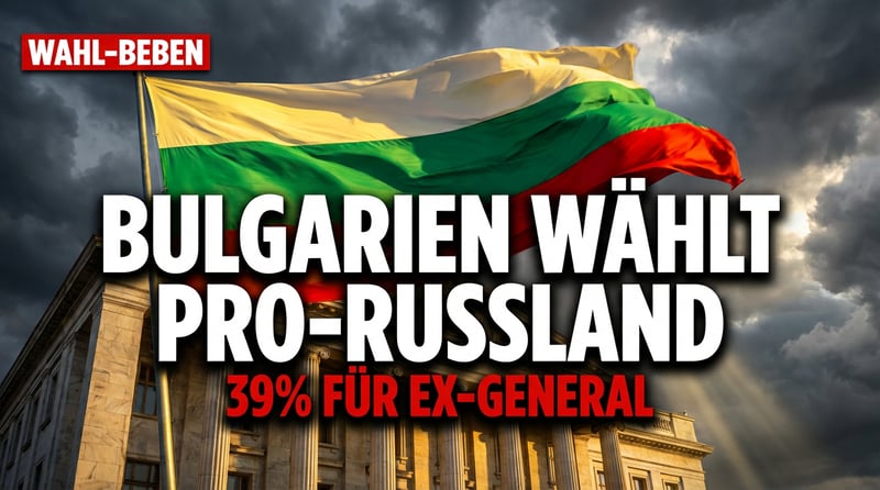 Bulgarien vor politischem Erdbeben: Russlandfreundlicher Ex-General auf dem Weg zur Macht