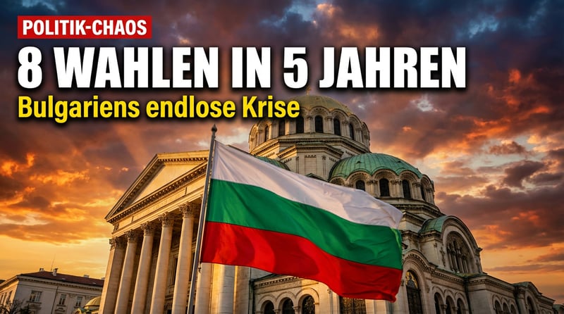 Bulgarien wählt zum achten Mal in fünf Jahren – und hofft auf ein Wunder
