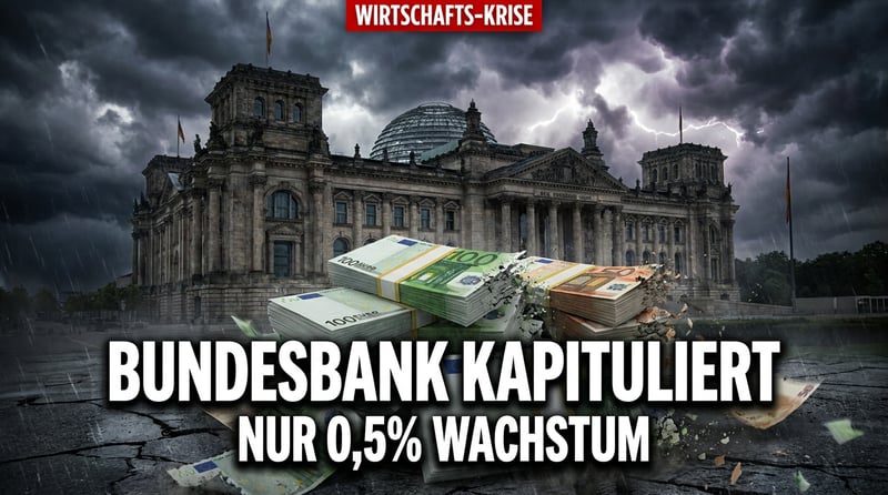 Bundesbank kapituliert vor der Realität: Deutschlands Wirtschaft im Dauer-Krisenmodus