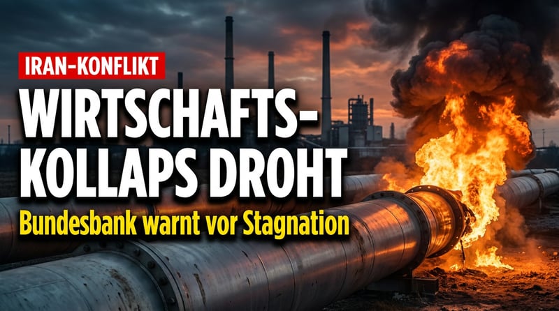Bundesbank schlägt Alarm: Iran-Krieg würgt deutsche Wirtschaft ab
