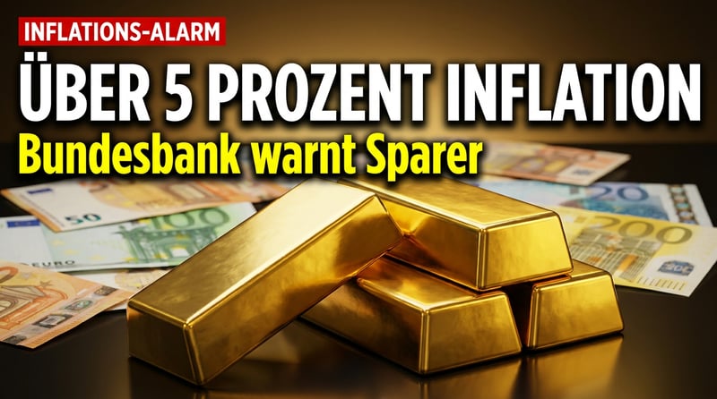 Bundesbank schlägt Alarm: Wenn die Inflation auf über fünf Prozent klettert, zahlt am Ende der Bürger die Zeche