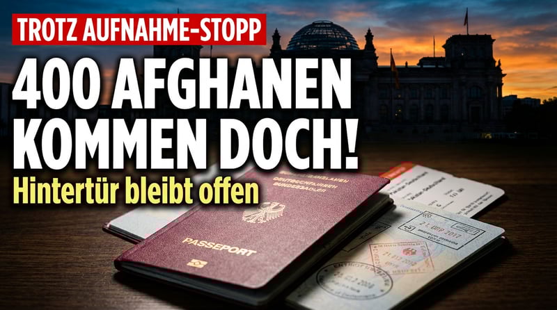 Bundesregierung holt weitere 400 Afghanen nach Deutschland – trotz offiziellen Aufnahmestopps