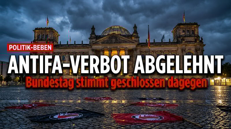 Bundestag verweigert Antifa-Verbot: Linksextremismus bleibt staatlich geduldet