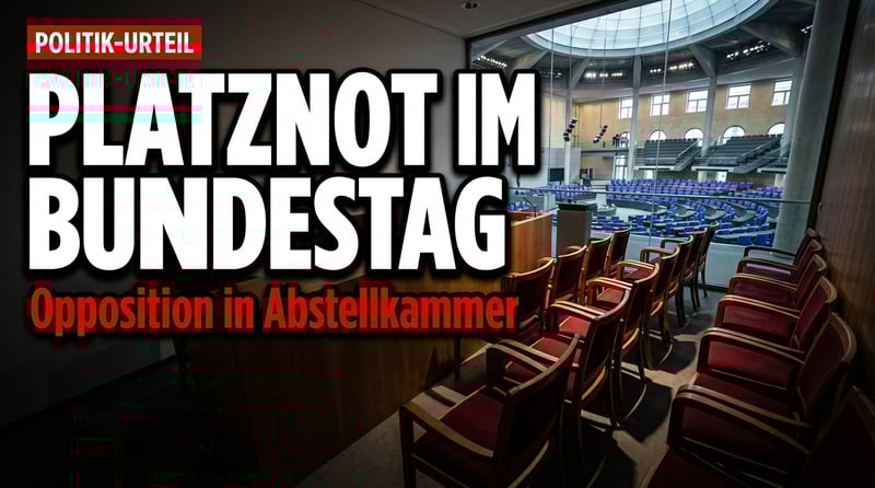 Bundesverfassungsgericht zementiert Benachteiligung der AfD: Opposition muss in Abstellkammer tagen