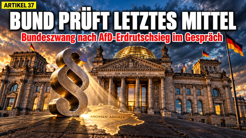 Bundeszwang gegen Magdeburg? Berlin zückt die schärfste Waffe!