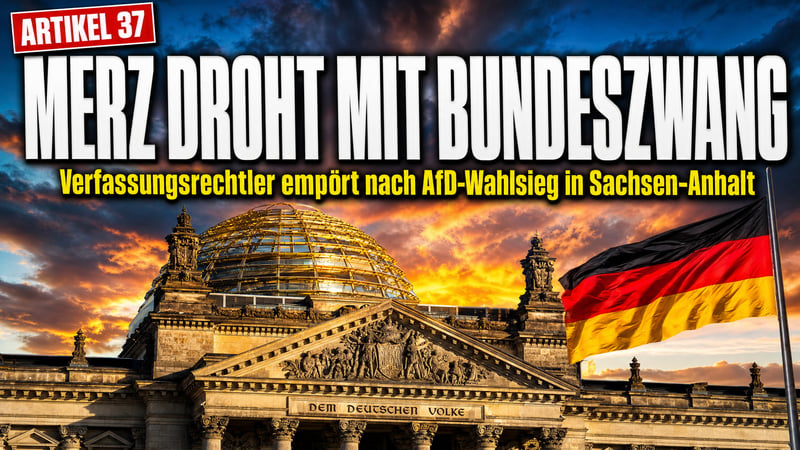 Bundeszwang gegen Magdeburg? Merz-Drohung empört Verfassungsrechtler