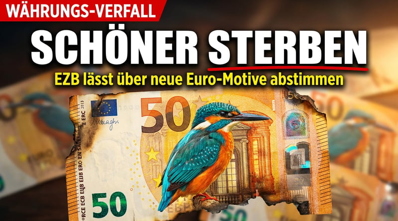 Bunte Vögel für eine sterbende Währung: Die EZB verschönert den Euro, während er verschwindet