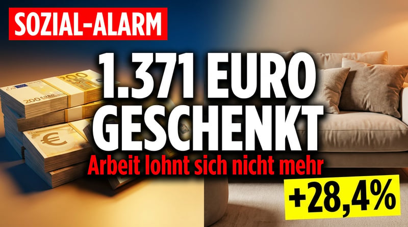 Bürgergeld-Bonanza: Während Arbeitnehmer schuften, klingelt bei Empfängern die Kasse