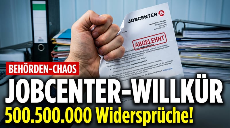 Bürgergeld-Chaos: Hunderttausende wehren sich gegen Jobcenter-Willkür