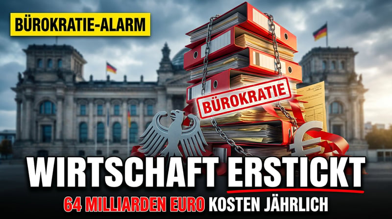 Bürokratie-Monster außer Kontrolle: Wie Berlin die eigene Wirtschaft erdrosselt