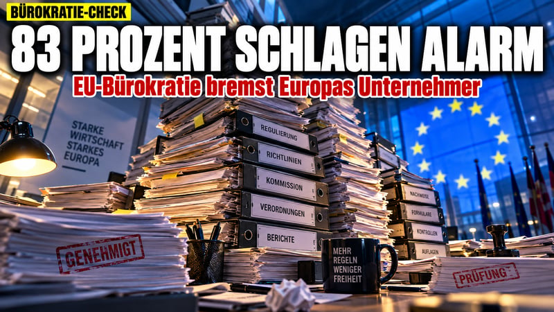 Bürokratie-Monster Brüssel: 83 Prozent der Unternehmer schlagen Alarm!
