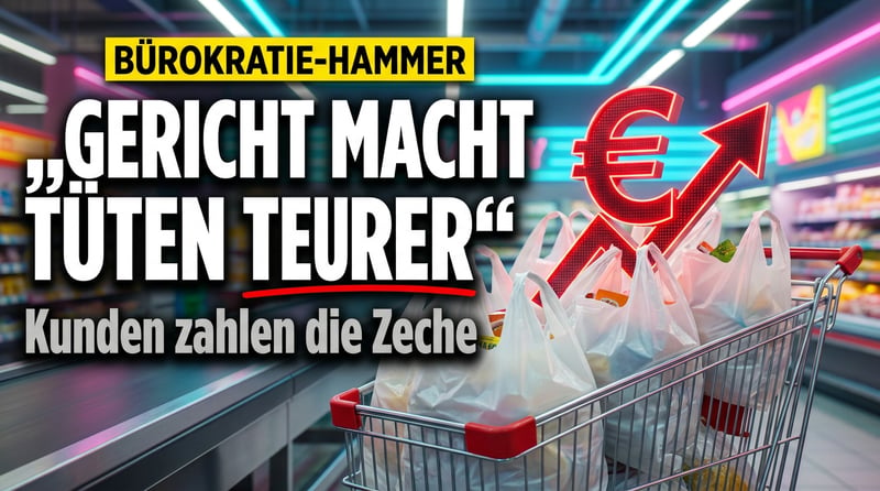 Bürokratie-Wahnsinn: Plastiktüten-Urteil kostet den Handel Millionen – die Zeche zahlt am Ende der Kunde