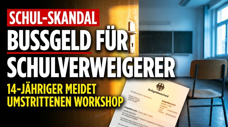 Bußgeld für einen 14-Jährigen: Wenn der Staat Gesinnung zur Anwesenheitspflicht erklärt