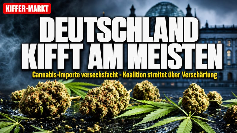 Cannabis-Republik: Deutschland ist jetzt Europas größter Kiffer-Markt
