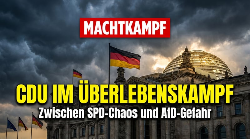 CDU im Überlebenskampf: Zwischen Machtspielen und dem Gespenst der AfD