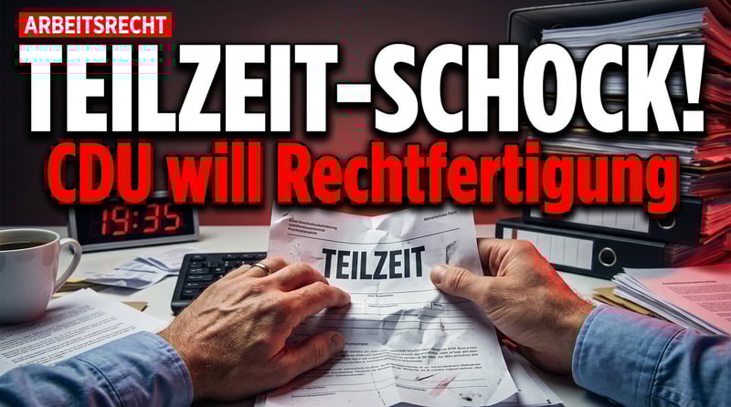 CDU-Wirtschaftsflügel greift Teilzeitrecht an: Arbeitnehmer sollen sich künftig rechtfertigen