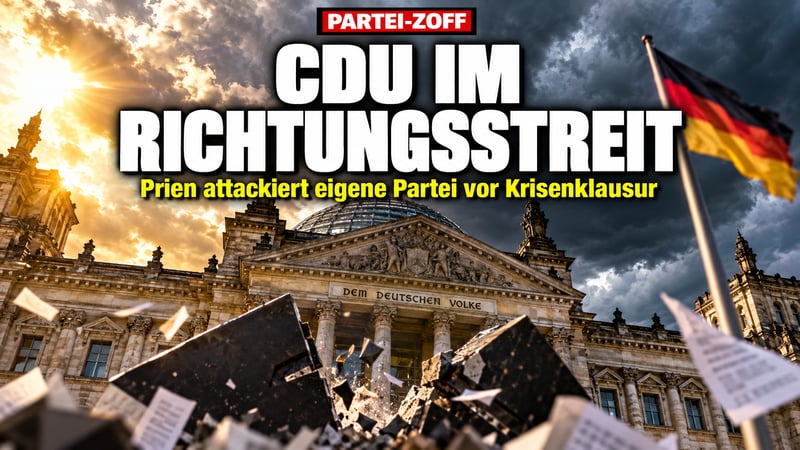 CDU „zu konservativ“? Prien zündet die Lunte vor der Krisenklausur
