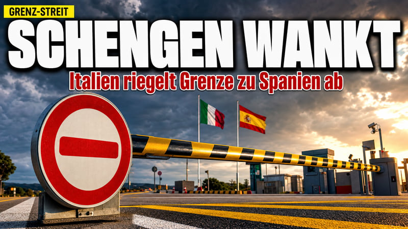 Ceuta-Beben: Italien riegelt Spanien ab – Schengen wankt!