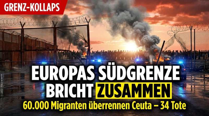 Ceuta bricht zusammen: 60.000 Migranten überrennen Europas Südgrenze – und Brüssel schaut zu