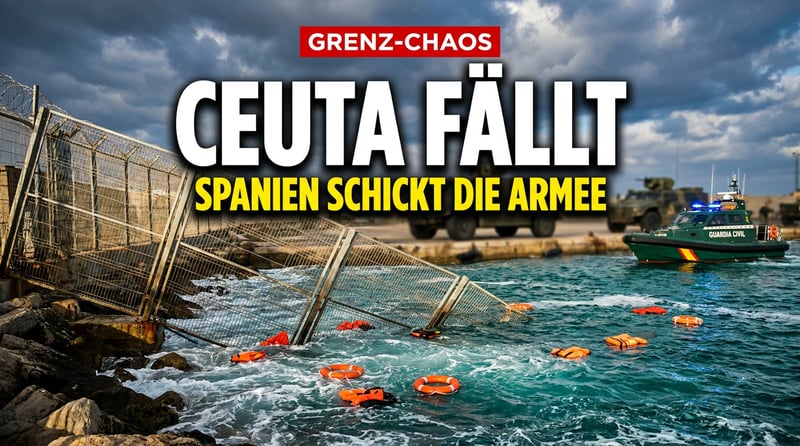 Ceuta fällt: Tausende stürmen Europas Südgrenze – Spanien schickt die Armee