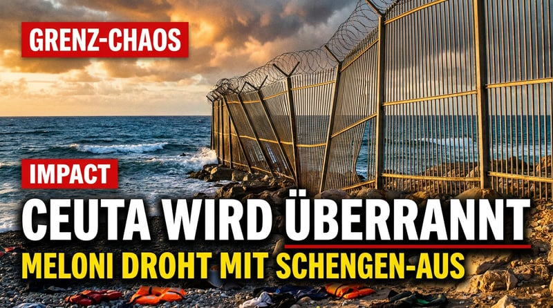 Ceuta wird überrannt – und Meloni droht Madrid mit dem Ende von Schengen