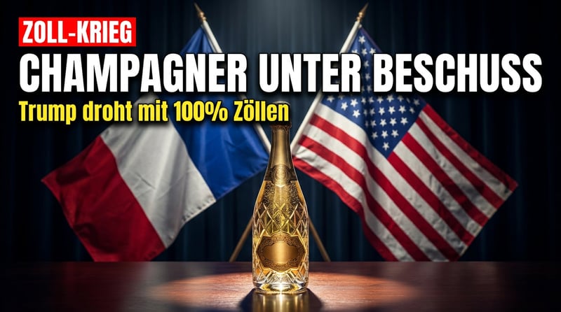 Champagner-Krieg im Weißen Haus: Trump zwingt Macron zum Zoll-Schwur