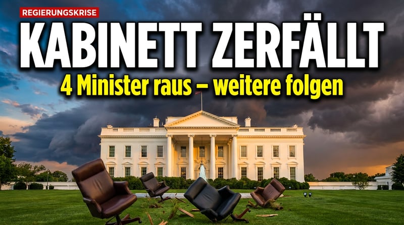 Chaos im Weißen Haus: Trumps Kabinett zerfällt im Akkord