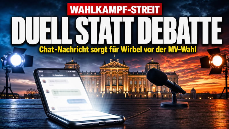 Chat-Nachricht sorgt fĂĽr Wirbel: Schwesig unter Druck vor der MV-Wahl