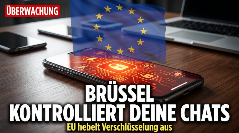 Chatkontrolle durch die Hintertür: Wie Brüssel den gläsernen Bürger erschafft
