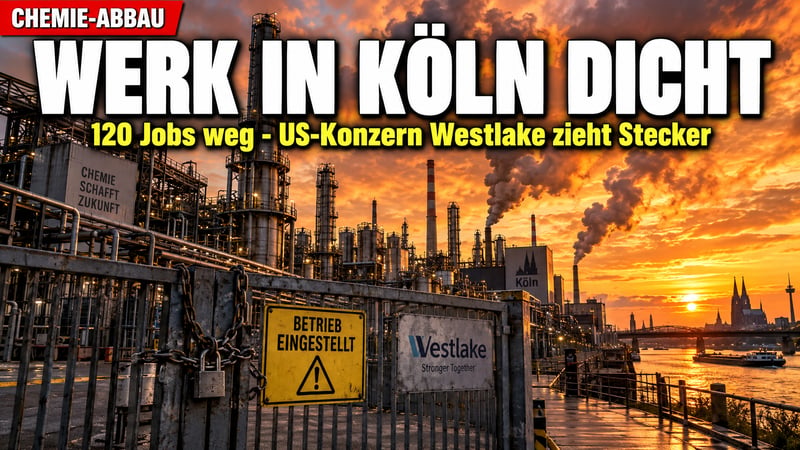 Chemie-Exodus am Rhein: US-Riese Westlake macht Kölner PVC-Werk dicht