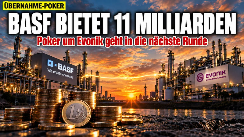 Chemie-Poker an der Ruhr: BASF legt für Evonik elf Milliarden hin!