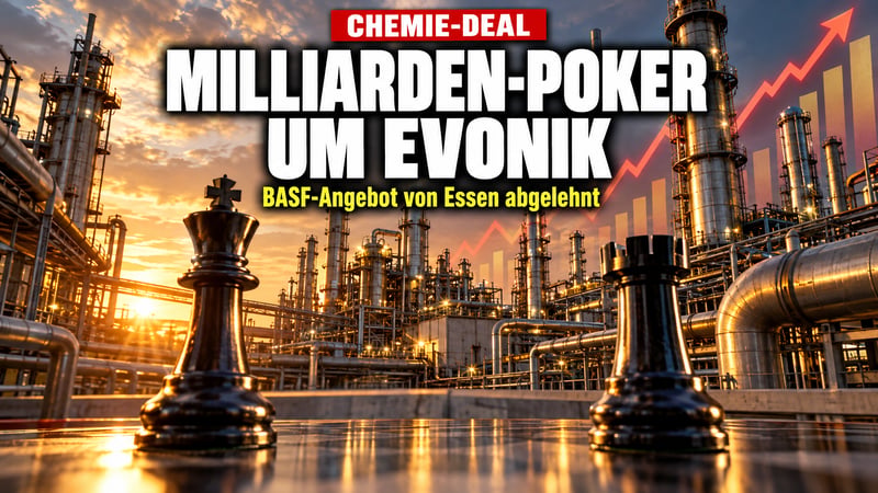 Chemie-Poker um Evonik: Kann BASF mit Größe die Krise besiegen?