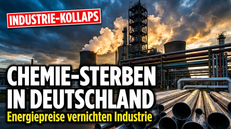 Chemie-Sterben in Deutschland: Wie Energiepreise und CO2-Wahn das industrielle Herzstück der Nation auslöschen