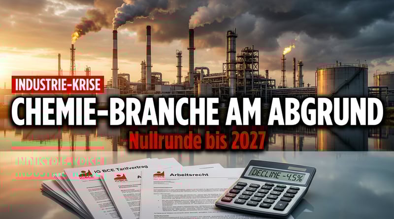 Chemie-Tarifabschluss offenbart das ganze Ausmaß der deutschen Industriekrise