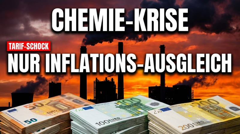 Chemie-Tarifabschluss: Wenn selbst ein Inflationsausgleich schon als Erfolg gefeiert wird