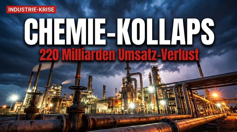 Chemiebranche am Abgrund: Wie Deutschlands industrielles Nervensystem erstickt