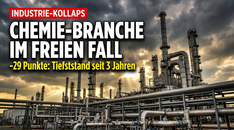Chemieindustrie im freien Fall: Wenn die Schlüsselbranche Deutschlands kollabiert