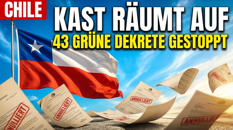 Chile räumt auf: Präsident Kast streicht 43 grüne Dekrete seines linken Vorgängers