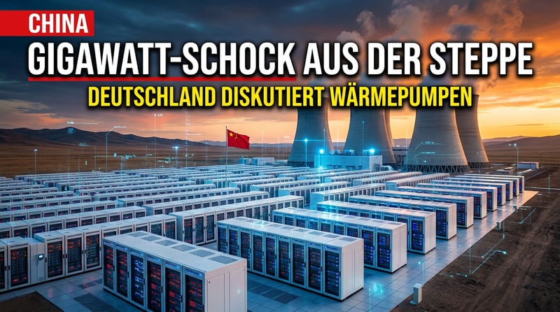 China baut Gigawatt-Rechenzentrum in der Steppe – und Europa diskutiert über Wärmepumpen
