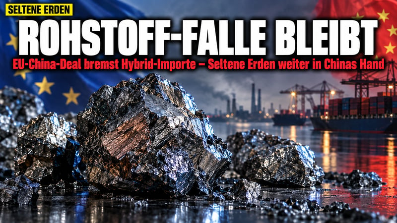 China-Deal in Brüssel: Weniger Hybride – doch die Rohstoff-Falle bleibt!