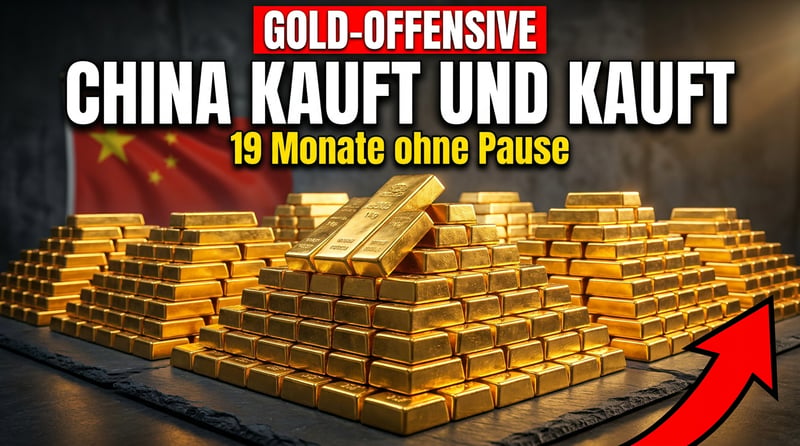 China hortet weiter Gold – Pekings Notenbank kennt nur eine Richtung