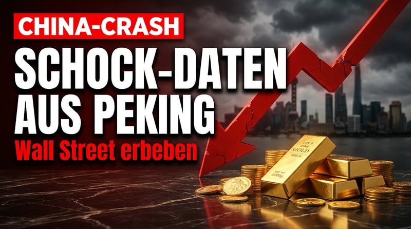 China im Crash-Modus: Schock-Daten lassen die Wall Street erbeben