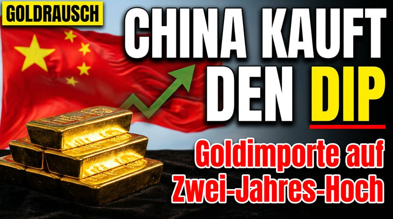 China kauft den Dip: Goldimporte auf Zwei-Jahres-Hoch – während Europa über Klimaziele debattiert