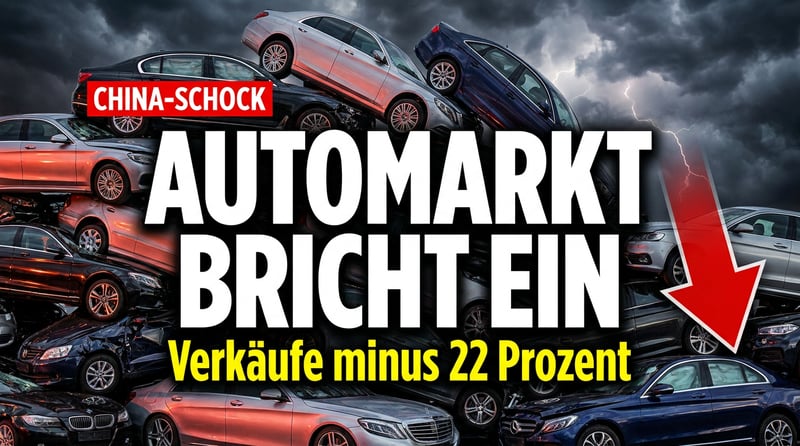 China-Schock für die Autobauer: Der Boom-Markt schrumpft um ein Fünftel